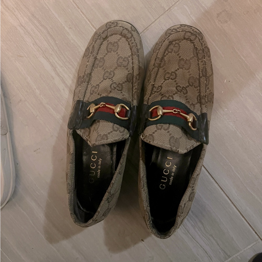 Gucci Horsebit Monogram Loafer